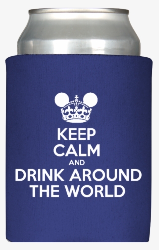 Keep Calm And Drink Around The World Disney Drink Koozie