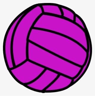 Purple Volleyball Clip Art