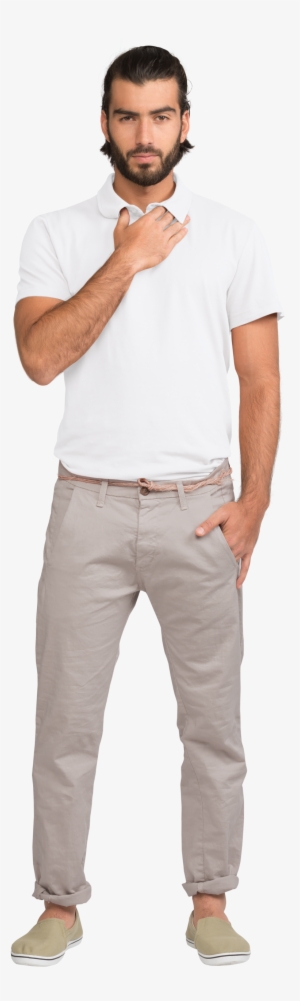 Image - Man With White Polo