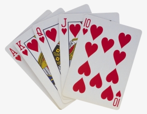 Jpg Freeuse Library Playing Card Royal Flush Clip Art - Playing Cards Clipart Png