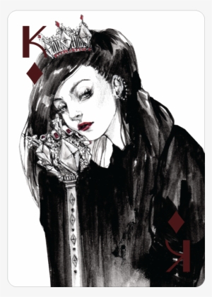 King Of Diamonds, Fashion Playing Cards By Connielim - Connie Lim House Of Cards