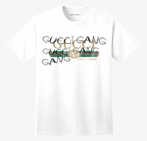 Supply & Demand-gucci Gang White Tee - Gucci Gang