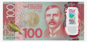 New Zealand 100 Dollar Front - $100 New Zealand Note
