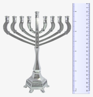 Ornate Hanukkah Eight Branched Menorah - Menorah