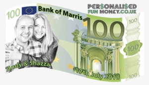 Novelty Euro Bank Notes - 100 Euro