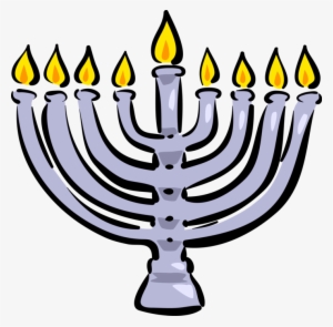 Vector Illustration Of Jewish Chanukah Hanukkah Menorah