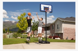 Lifetime 1221 Pro Court Height Adjustable Basketball - Lifetime Outdoor Basketball Goal Backboard Hoop Rim