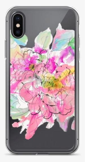 Watercolor Peony Iphone Case - Mobile Phone Case