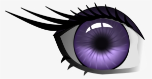 Svg Free Eyelash Clipart Pretty Eye - Purple Eye Clipart