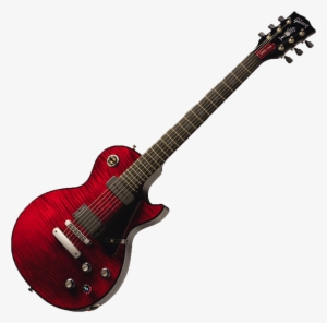 Red Guitar Png - Gibson Les Paul Studio 2017 T Black Cherry Burst