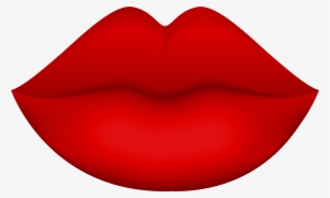 Female Red Lips Png Clip Art - Tongue