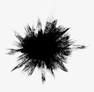 Transparent Explosion Black And White - Black Explosion Png