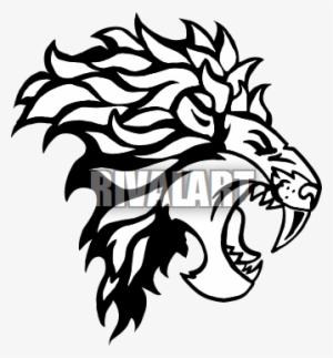 Lovely Roaring Lion Clipart Clip Art Lion Roar Images - Lions Roaring Drawing Black And White