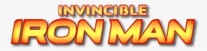 Invincible Iron Man Logo - Orange