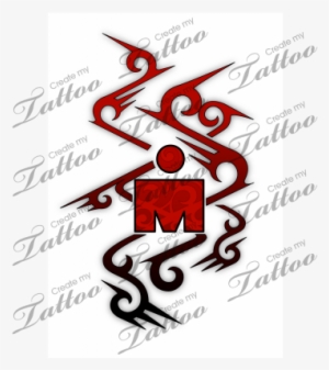 Sbink Ironman Tribal - Tattoo