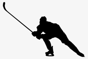 8 Hockey Player Silhouette - Hockey Players Silulet Png