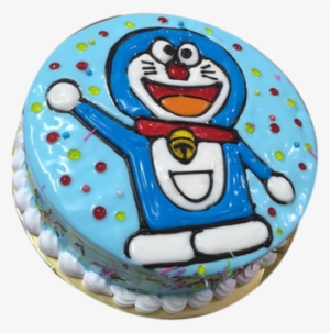Doraemon Icing Cake - 2 Pound Doremon Cake