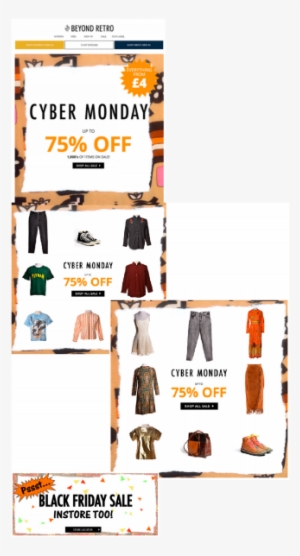 Beyond Retro Cyber Monday Email - Email