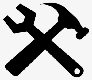 Clipart Library Crossed Wrench Clipart - Hammer And Wrench Crossed