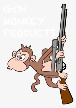 Gun Monkey Products Logo - Monkey With Gun Cartoon