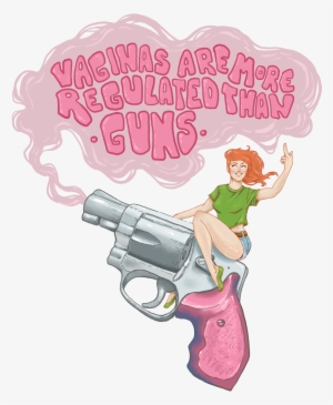 Riding Gun Bubble Sm - My Uterus Is More Regulated Than Guns