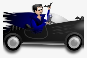 Car Clipart Halloween - Kundengerechte Niedliche Dracula-entwürfe Grußkarte