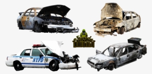 Police Car Png Clipart - Destroyed Police Car Png