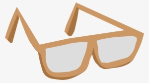 Brown Glasses - Club Penguin Brown Glasses