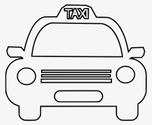 Clipart Stock Svg Bar Navigation Public Drive Free - Taxi Icon White