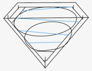 How To Draw Superman Logo Easy Step Drawing Guides - Illustration