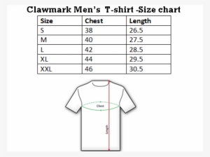 Clawmark Men Maroon Solid V Neck T Shirt - Diagram