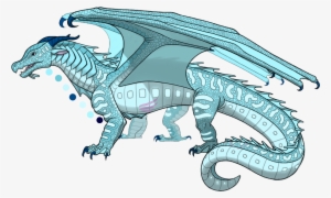 Riptide Is A Male Seawing With Sky-blue Scales, Dark - Seawing Wings Of Fire