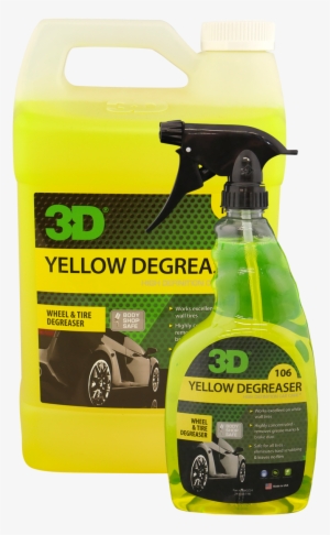 Yellow Degreaser Tire - 3d Yellow Degreaser 106