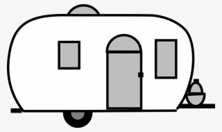 Picture Transparent Stock Gallery Airstream Trailer - Airstream Black And White Clipart