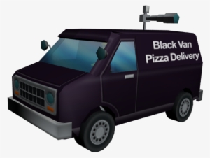 Pizzavan - Simpsons Hit And Run Black Van