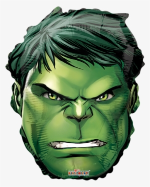 Avengers Assemble - Hulk Cartoon Face Transparent PNG - 600x600 - Free  Download on NicePNG