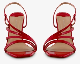 Selena Red Patent Heels