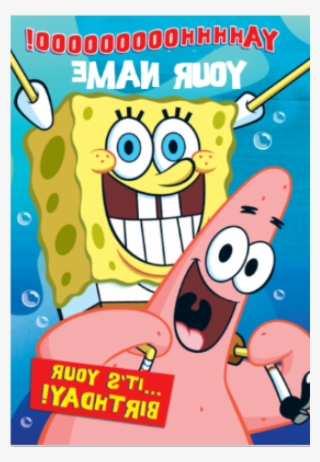 Spongebob Birthday Card Zwd9 Spongebob Squarepants