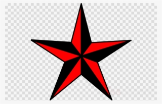 Download Red And Black Nautical Star Clipart Nautical