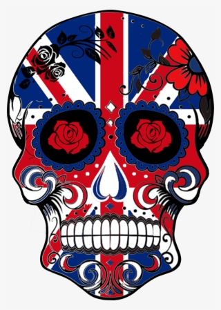 The Sugar Skull Union Jack Flag Will Turn On Your British