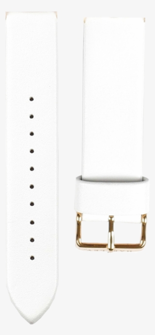 Hartley White Leather Strap