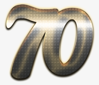 70 Number Style Png