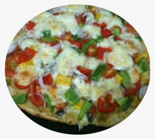 Homemade Thin Crust Tomato Mozzarella Pizza