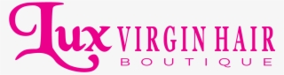 Lux Virgin Hair Logo Pink