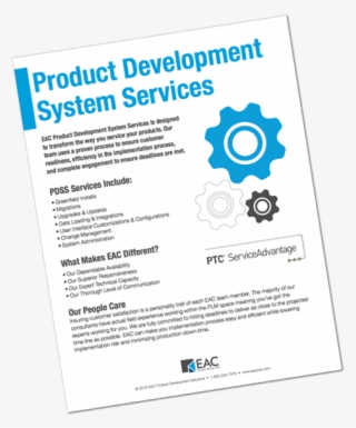 Check Out Our Product Development System Services Brochure