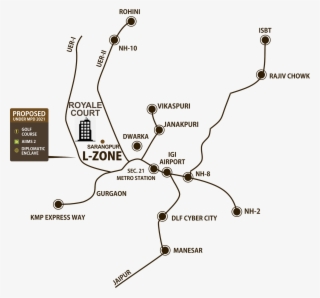 Joycity Royal Court India Location Map