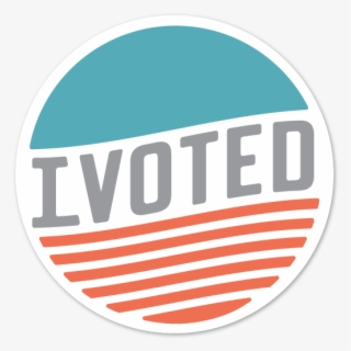 I Voted Vote America Graphic Design Typography Transparent PNG ...