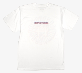 White 3d Logo Tee