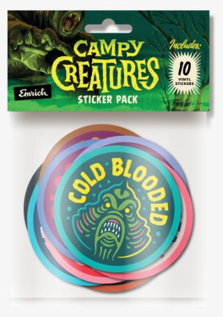 campy creatures sticker pack