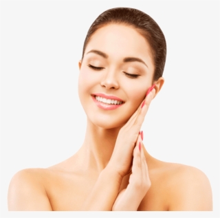 Spa Mendham Woman Face Skin Care, Happy Smiling Model